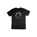 Orbito Black Cotton T-shirt