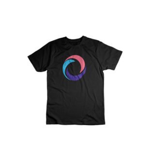 Orbito Black Cotton T-shirt