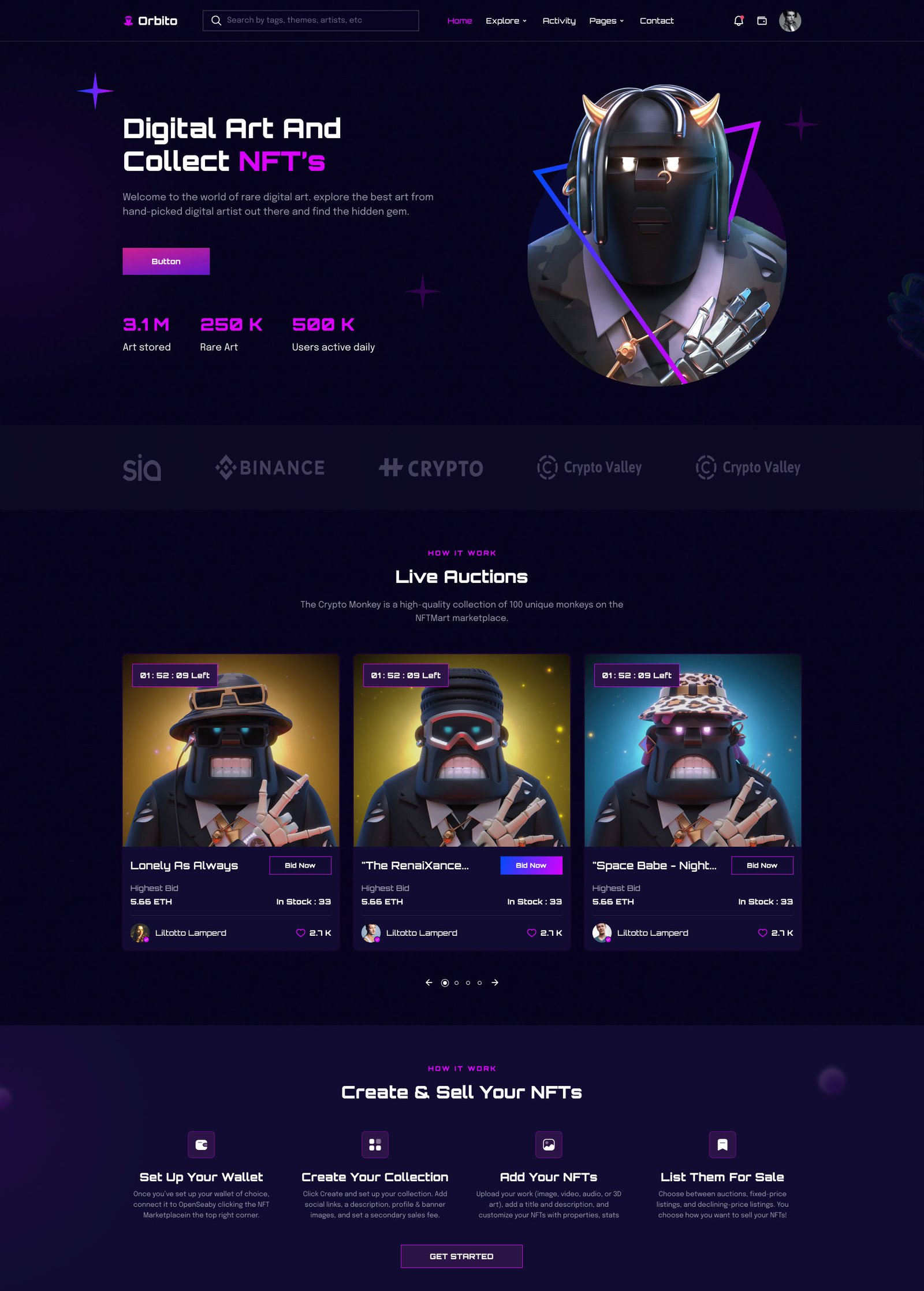 Orbito Demo Page Availabe