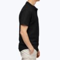 Men’s black stylish half shirt