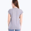 Mini sleeve gray t-shirt